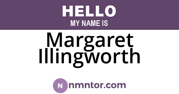 Margaret Illingworth