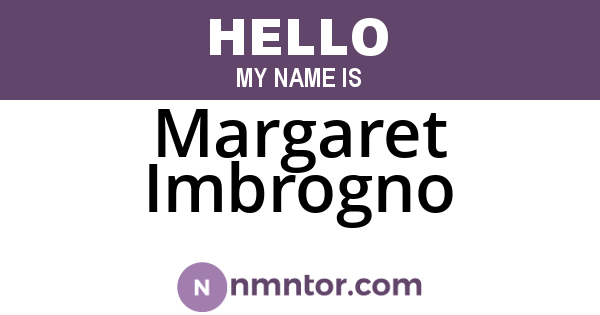 Margaret Imbrogno