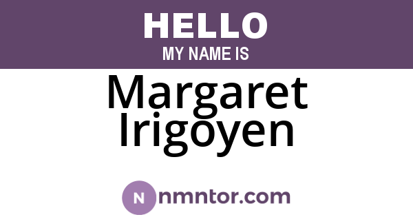Margaret Irigoyen
