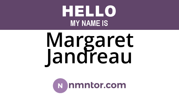 Margaret Jandreau