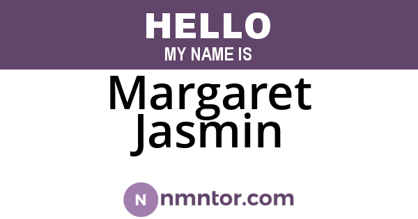 Margaret Jasmin