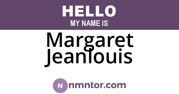 Margaret Jeanlouis