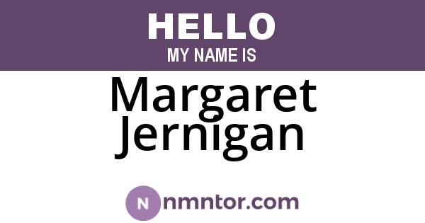 Margaret Jernigan