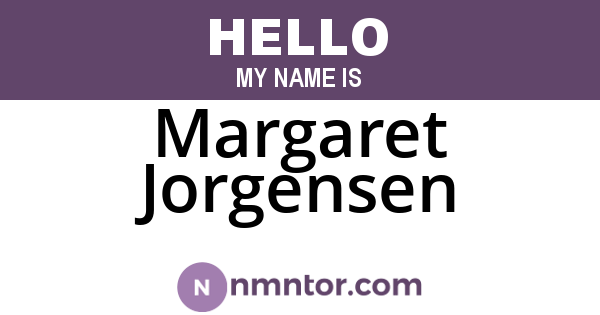 Margaret Jorgensen