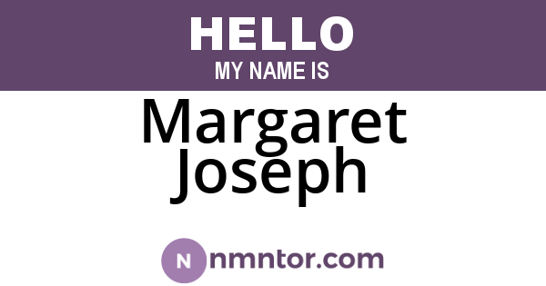 Margaret Joseph