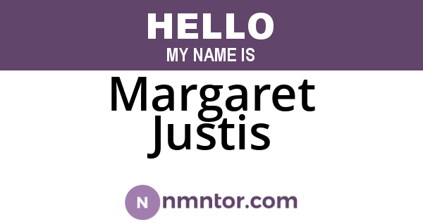 Margaret Justis