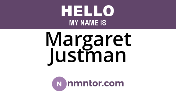 Margaret Justman