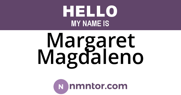 Margaret Magdaleno
