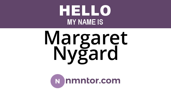 Margaret Nygard