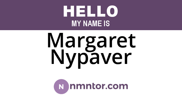 Margaret Nypaver