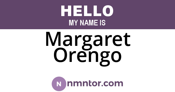 Margaret Orengo