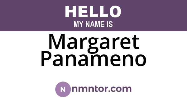 Margaret Panameno