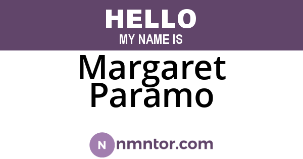 Margaret Paramo