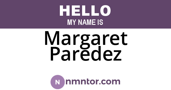 Margaret Paredez