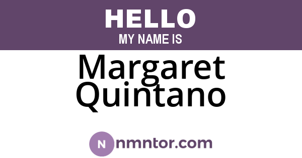 Margaret Quintano