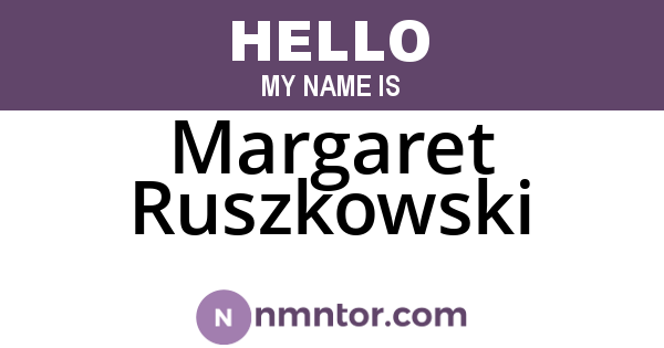 Margaret Ruszkowski
