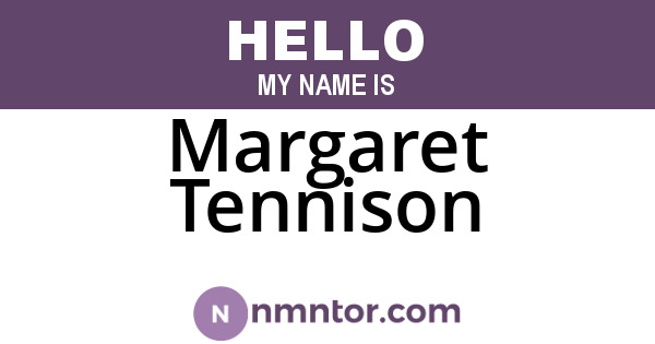 Margaret Tennison
