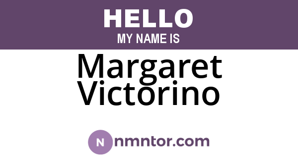 Margaret Victorino