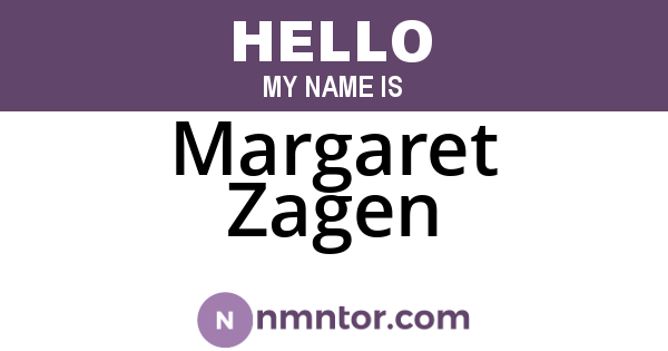 Margaret Zagen