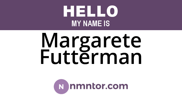 Margarete Futterman