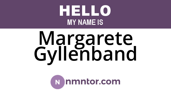 Margarete Gyllenband
