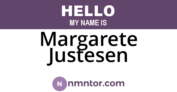 Margarete Justesen