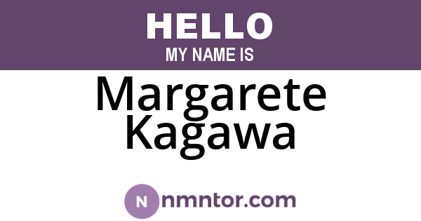Margarete Kagawa