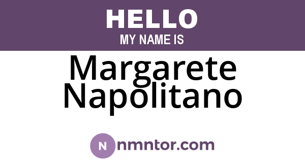 Margarete Napolitano