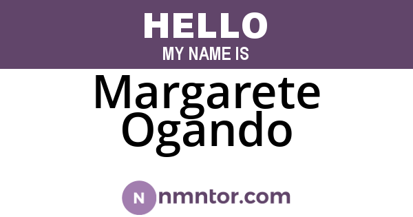 Margarete Ogando