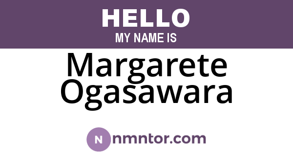 Margarete Ogasawara
