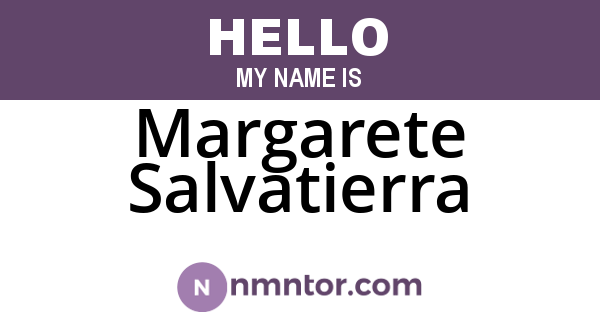 Margarete Salvatierra