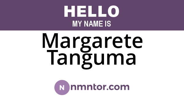 Margarete Tanguma
