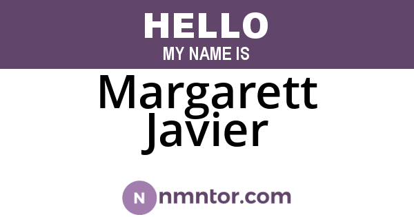 Margarett Javier