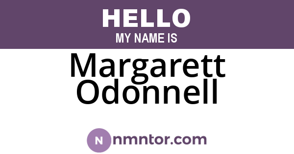 Margarett Odonnell