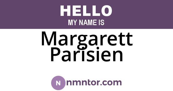 Margarett Parisien