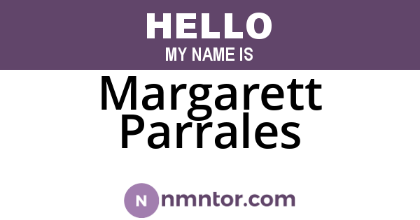Margarett Parrales