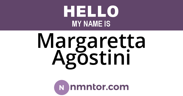 Margaretta Agostini