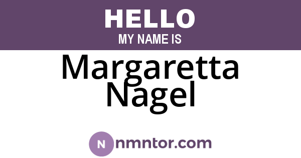 Margaretta Nagel