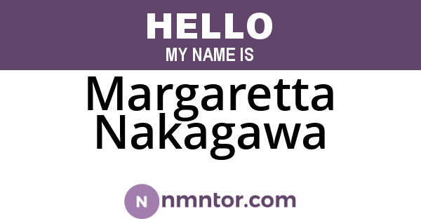 Margaretta Nakagawa