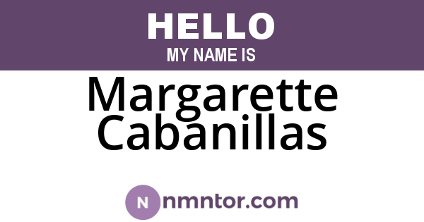 Margarette Cabanillas