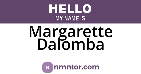 Margarette Dalomba