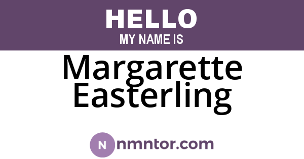 Margarette Easterling