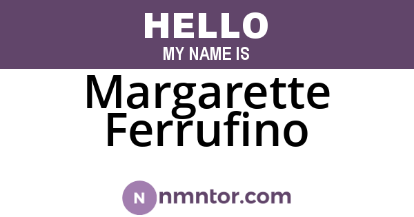Margarette Ferrufino