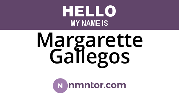 Margarette Gallegos