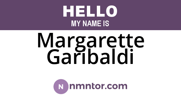 Margarette Garibaldi