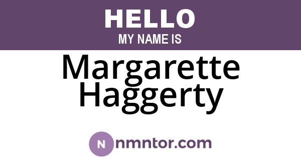 Margarette Haggerty