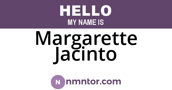 Margarette Jacinto