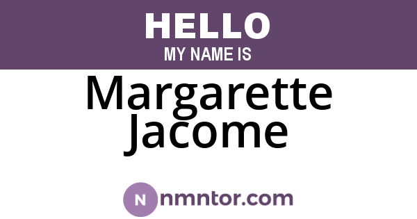 Margarette Jacome