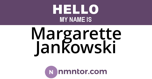 Margarette Jankowski