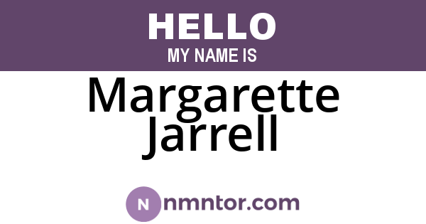 Margarette Jarrell